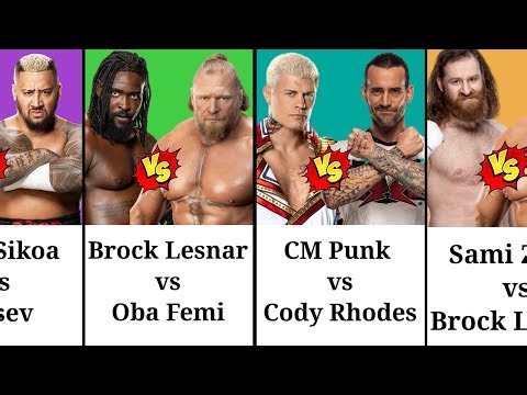 My Dream Match Card in WWE Future Part 10🔥😎