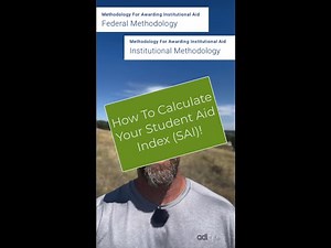 How To Calculate Your Student Aid Index (SAI)