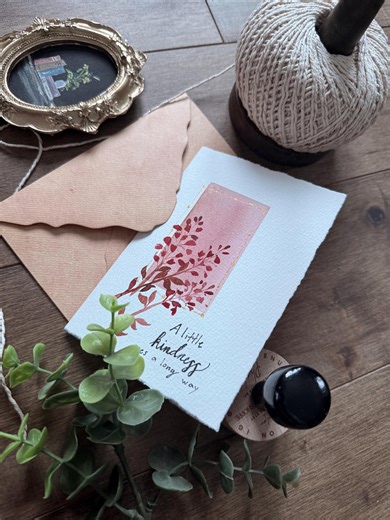 Hand-painted Watercolor Spring Card! - Etsy