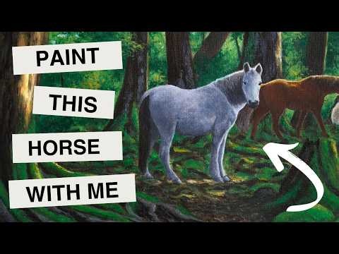 How I Paint Horses | Step-By-Step Tutorial