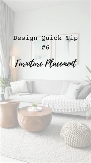 Start with circulation: think about how people move through the room. Make sure there are clear paths between doors, seating, and key areas so walking feels natural—not like an obstacle course. Then focus on connection: pull furniture pieces closer together to encourage conversation, cozy corners, and a sense of togetherness. Circulation keeps the room functional; connection makes it feel intentional and inviting. Flow first, then closeness. A well-placed room balances both.