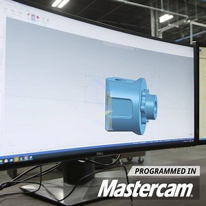 32K views · 487 reactions | Tyson programming a part that he’s going to be machining on the 9-Axis Doosan PUMA SMX3100 | Titans of CNC Machining | Facebook