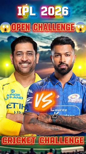 Ms Dhoni 🆚 Hardik Pandya😱।। Cricket Challenge🔥💪।। #realcricket #cricket #ipl2026 #ipl #cskvsmi #ipl