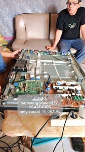 86K views · 889 reactions | Ada suara tidak ada gambar, Samsung plasma tv PS43F4000 #servistv #servis #servispanggil #repair #service #plasma #samsung #PS43F4000 | Fajar Rusdi | Facebook