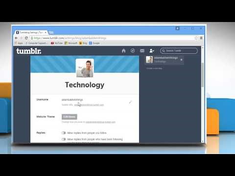 How to add an Ask box to your Tumblr® account :Tutorial