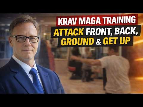 Krav Maga Training against attack front, back, ground and get up