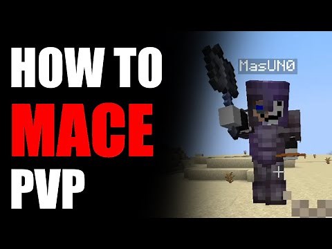 HOW TO MACE PVP in Minecraft