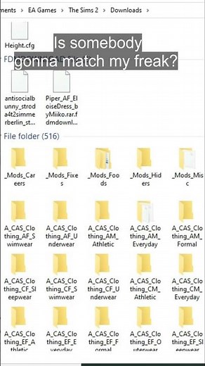 Nothing, Just decided to organize my CC folder 🙂 #sims 2 #fypシ゚ #trending #sims4 #viral