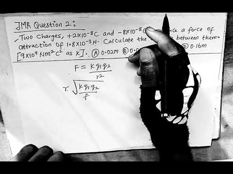 HOW TO CALCULATE DISTANCE R USING COULOMB'S LAW | JAMB 2026 PHYSICS FORMULA