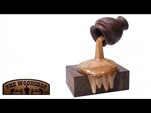 Dripping Wood Honeypot | Off-Center Woodturning Project | Carl Jacobson