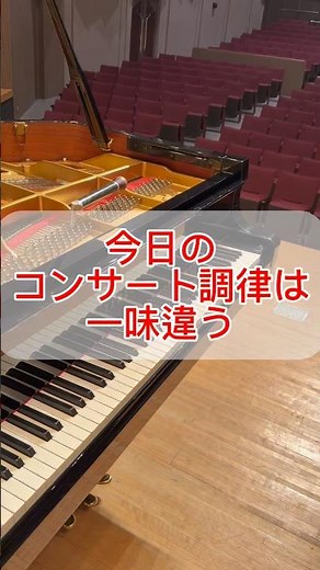【コンサート調律】ベヒシュタインの研修を受けた直後にYAMAHAのコンサートグランドピアノ調律をする