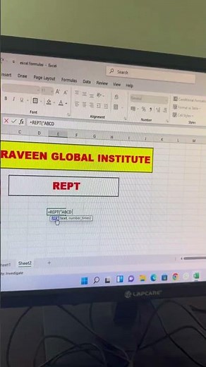Excel REPT Formula 🔥 | Repeat Text or Symbols Easily | Excel Tips & Tricks