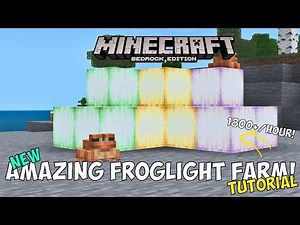 AMAZING Froglight Farm Tutorial for Minecraft Bedrock (1800/hour)