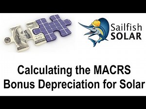 MACRS Bonus Depreciation for Commercial Solar Installations 2024 Walkthrough