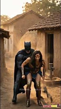 Deadpool Saves Wonder Woman From kalva Batman 😭🔥 | Full Action Story #deadpoolfunny #viral