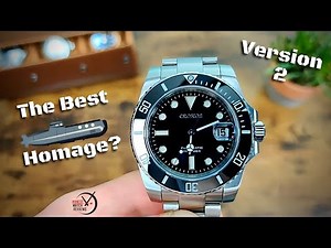🆕 Cronos L6005 V2 ⭐ Best Value Hi-Beat Submariner Homage ❓ Honest Watch Review #HWR