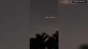 Terrifying video: Flames shoot from Boeing 747, prompting emergency landing in Florida