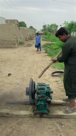 Test honda speed diesel engine starting