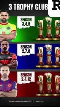 pkl trophy winning 3 player in the Pkl history🔥🔥