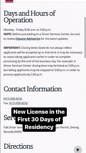 How to Obtain A New Resident Tennessee Drivers License