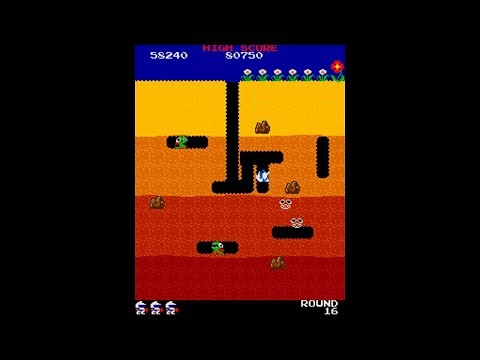 Arcade Longplay - Dig Dug (1982)