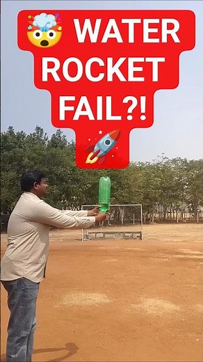 🤯 EPIC WATER BOTTLE ROCKET! 🚀 #Shorts