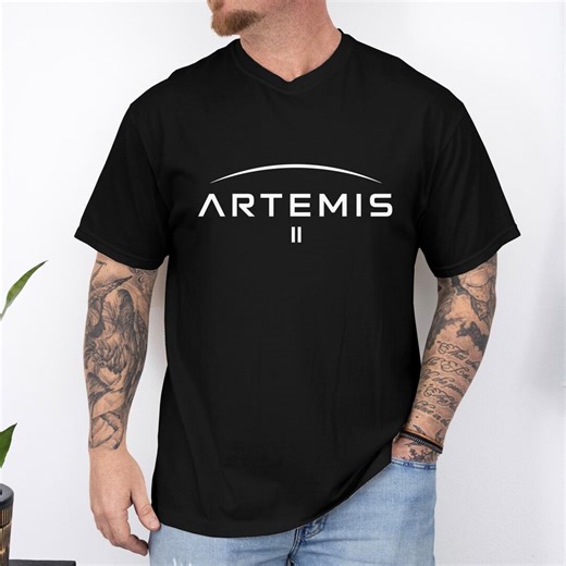Artemis II T-shirt, NASA Artemis Mission Tee, Space Lover Gift, Astronomy Shirt, Moon Exploration Shirt, Science Geek Clothing - Etsy