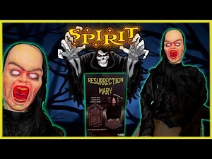 👻 UNBOXING & SET UP Spirit Halloween 2010 Tekky Toys Resurrection Mary Animatronic Prop 🎃