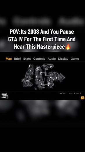 Top 3 Best Gta Pause Menu In The Series#gta4 #gta5 #relatable #nostalgia #zvital