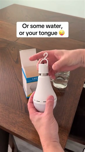 Easiest way to get light when the power goes out is with these rechargeable light bulbs