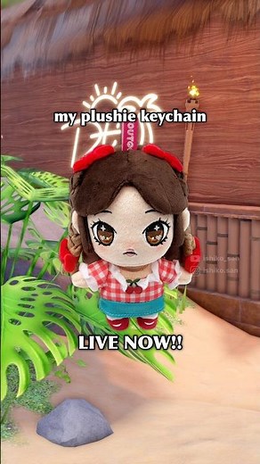 MY PLUSHIE KEYCHAIN IS OUT NOWW!!❤️🍒 ‪@Youtooz‬