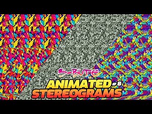 ANIMATED STEREOGRAMS 8 (MAGIC EYE PICTURES & ANSWERS ) #magiceye #3dvideo #sbs_video #stereograms