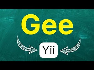 How to pronounce: "gee" "wow" "gee" in American English with examples