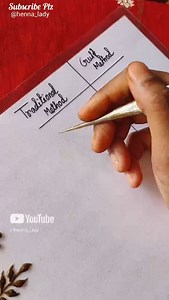 Easy 🍃 🍂 leaf making trick for henna design | Henna Lady