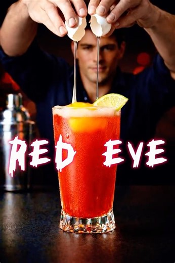 he Ultimate Hangover Cure? 🍳 Red Eye Cocktail Deconstructed! #shorts