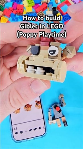 How to build Giblet in LEGO with Brickify! 🐻 (Poppy Playtime)