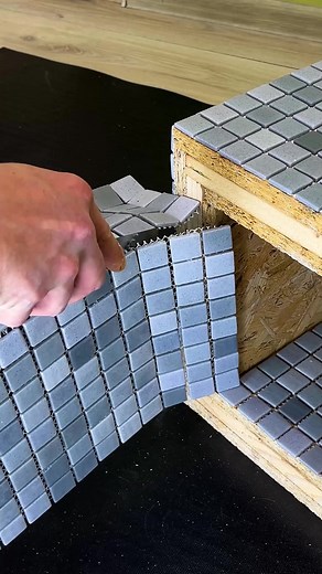 Night Table From Tiles | Crafty Panda How