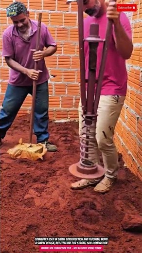 Manual Soil Compaction Tool – 300 Kg Force Spring Power