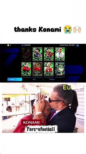 Thanks konami efootball 😭🙌 | #efootball