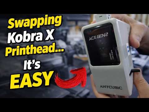 Changing Printhead On Kobra X Easy Peasy