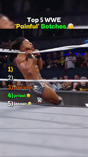 Ranking Painful WWE Botches 😱 #wwe #wwesmackdown