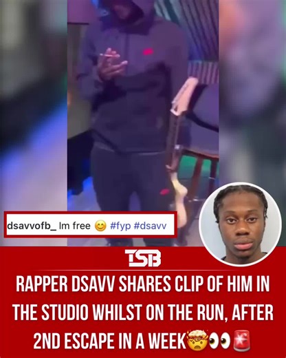 Rapper DSavv's Studio Session While on the Run from Police