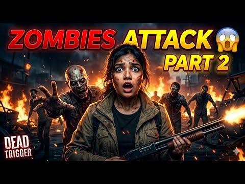 DEAD TRIGGER Gameplay | Zombie Attack Mission | Android Gaming