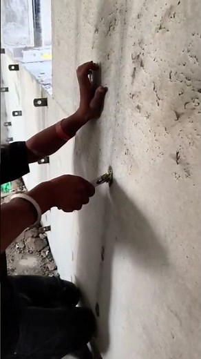 Removing PVC sleeve from Mivan concrete wall