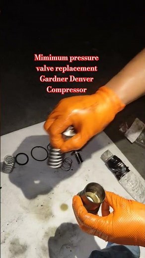 Minimum Pressure Valve replacement of Gardner Denver Compressor #airpressure #aircompressor #air