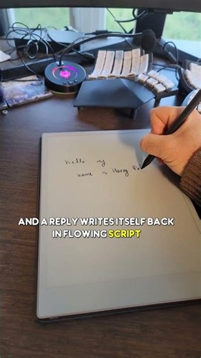 Riddle: write on your reMarkable, watch the AI reply animate back stroke by stroke