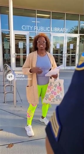 Police Cam Karen EXPLODES Over Library Computer Time Limit