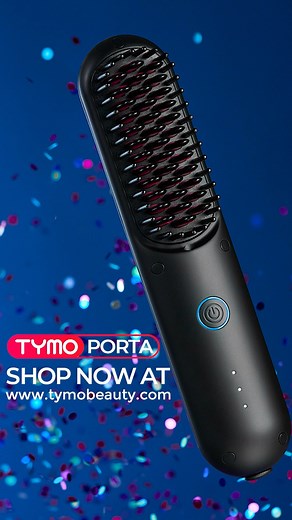 1.2K views · 39 reactions |  Get salon-worthy hair wherever you go with TYMO PORTA cordless hair straightening brush! ‍♀️ Our innovative brush is perfect for on-the-go styling. ⏰ We love @saraijones #tymobeauty #tymoporta #hairstraighteningbrush #hairtutorial #straighthair #hairproducts #hairstyle #portable #summer #newfinds | TYMO Beauty | Facebook