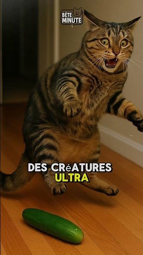 Pourquoi les chats ont peur des concombres ? #curiosité #chat #animaux #faitsinteressants #humour