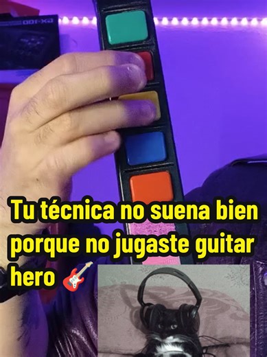 El Guitar hero nos enseña uno de los conceptos más valiosos y más aplicables en la guitarra real, la economía de movimiento, el no despegar los dedos completamente del mástil y tratar de mantenerlos lo más uniforme posibles, aquí te explico porque esto te ayuda a tener una mejor técnica 🫡🎸 #tulioguitar #musica #guitarra #guitar #guitarhero